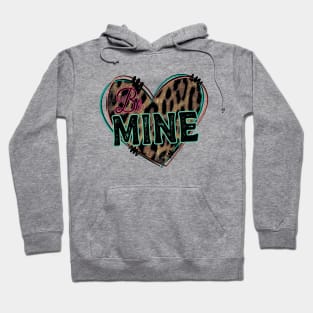 Be mine Leopard Heart Hoodie